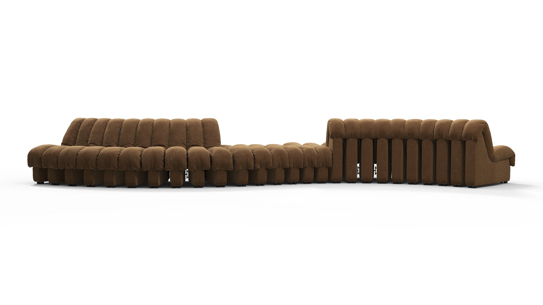DS 600Brown Vegan Suede