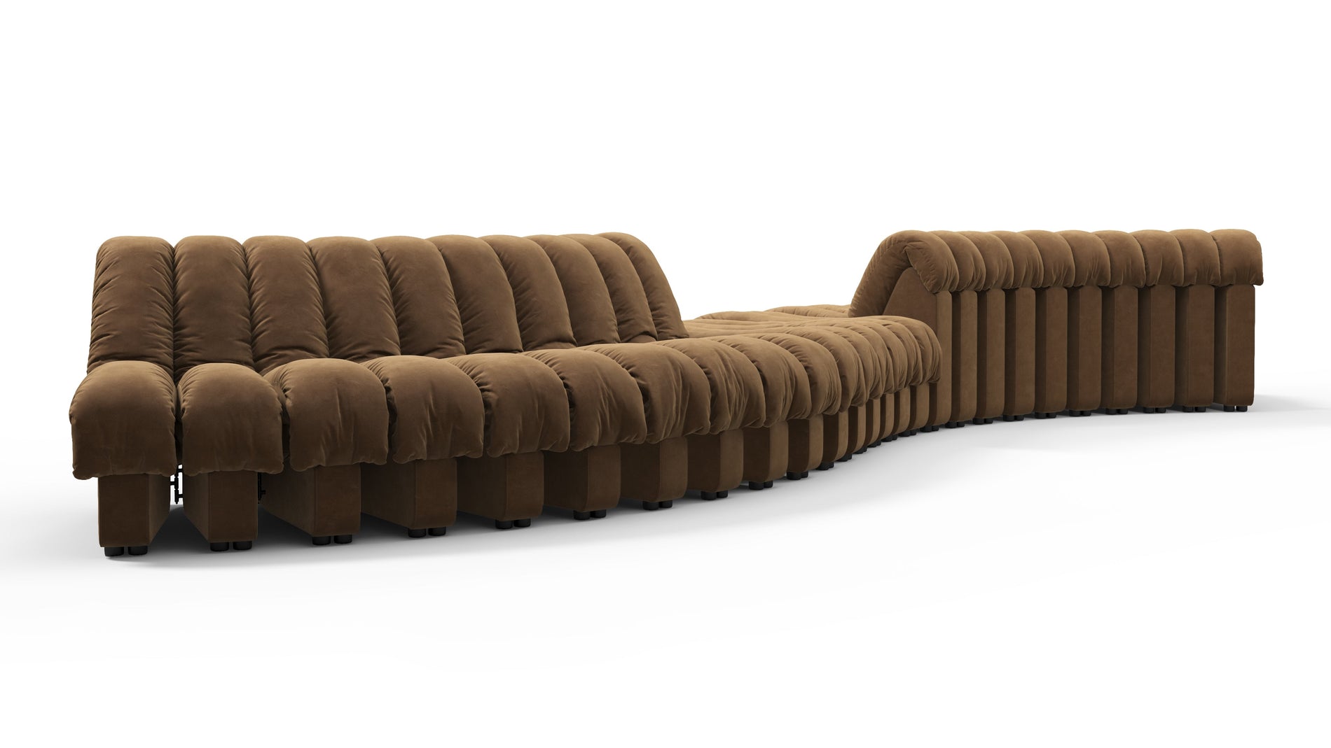 DS 600Brown Vegan Suede