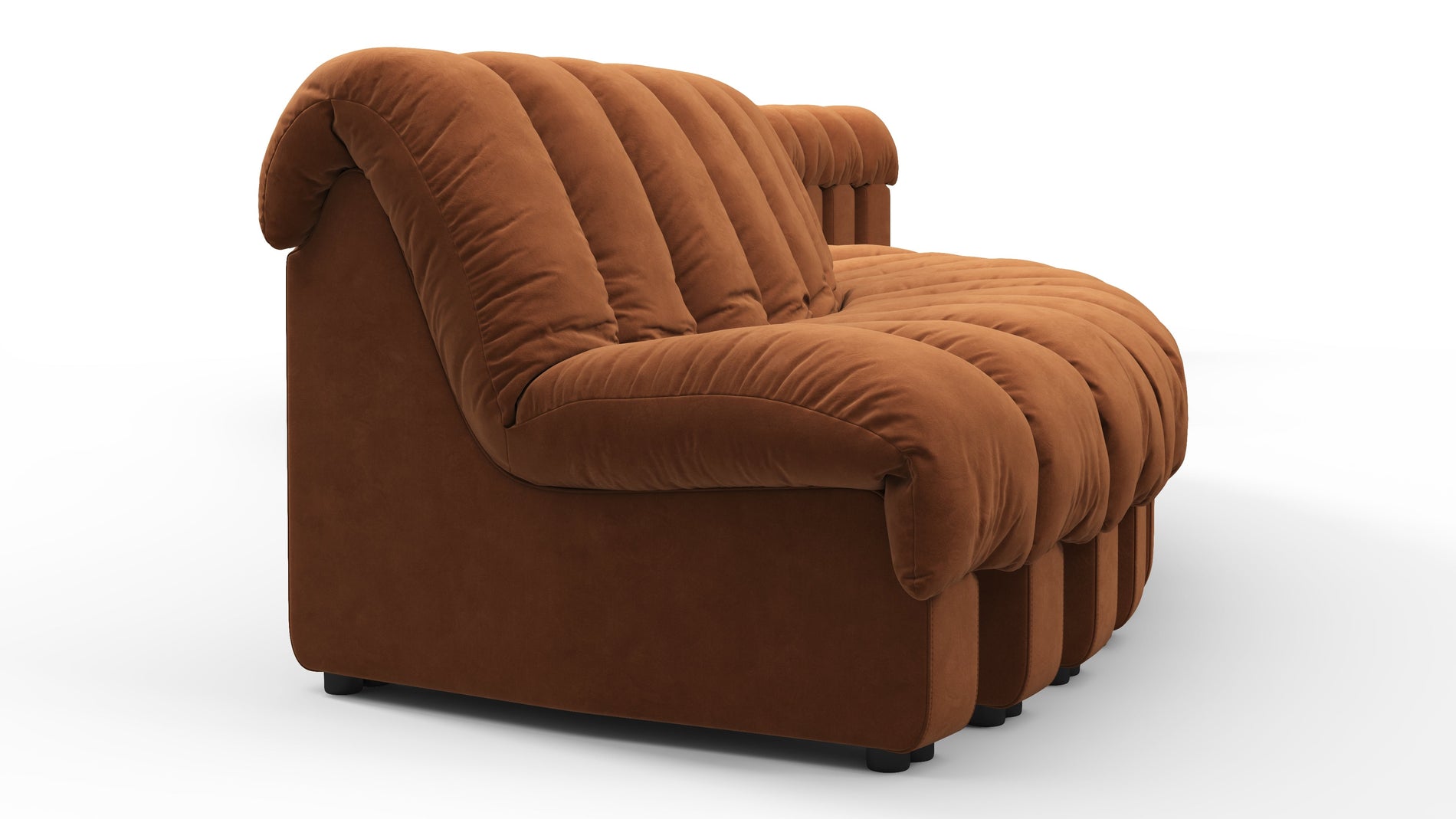 DS 600Burnt Orange Vegan Suede