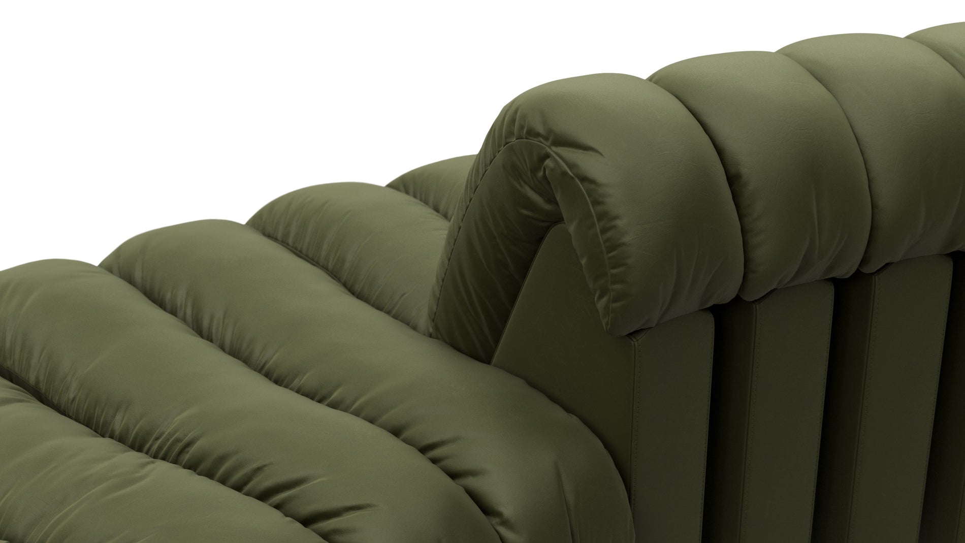 DS 600Deep Olive Vegan Leather