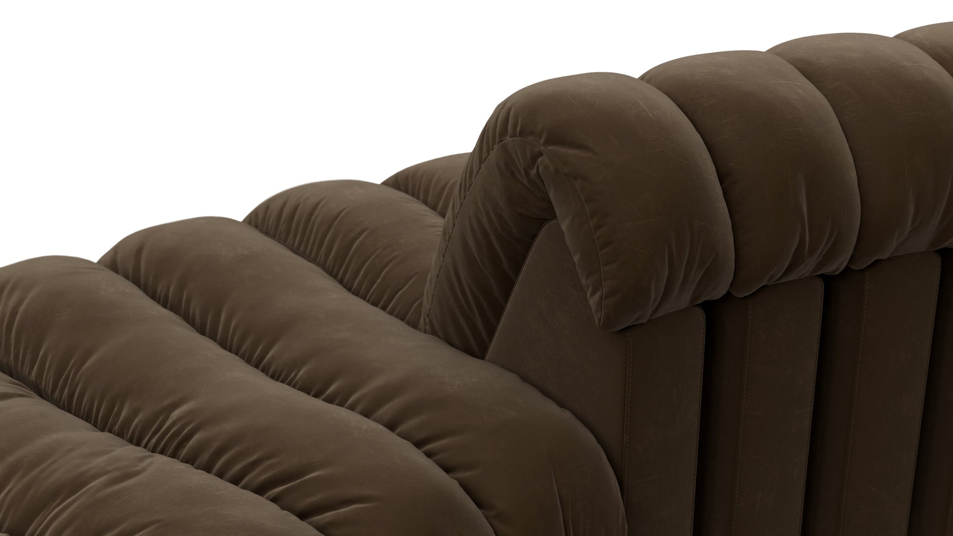 DS 600Distressed Brown Vegan Leather