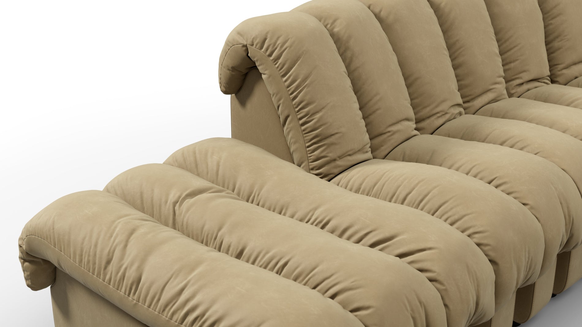 DS 600Beige veganes Leder