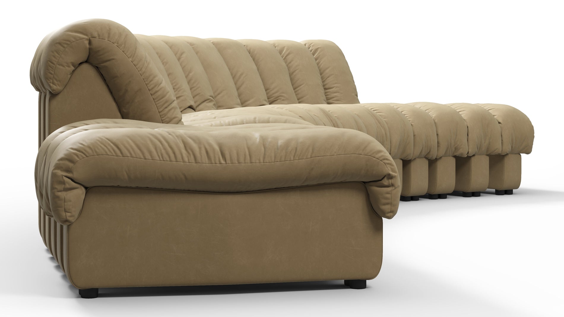 DS 600Beige veganes Leder