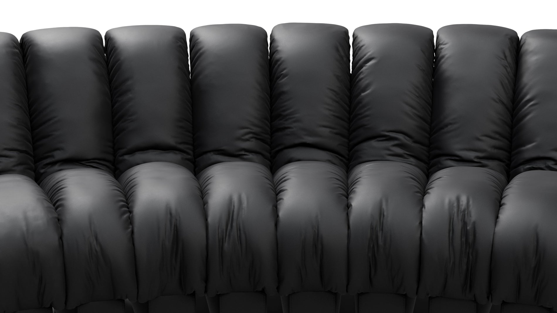 DS 600Schwarzes veganes Leder