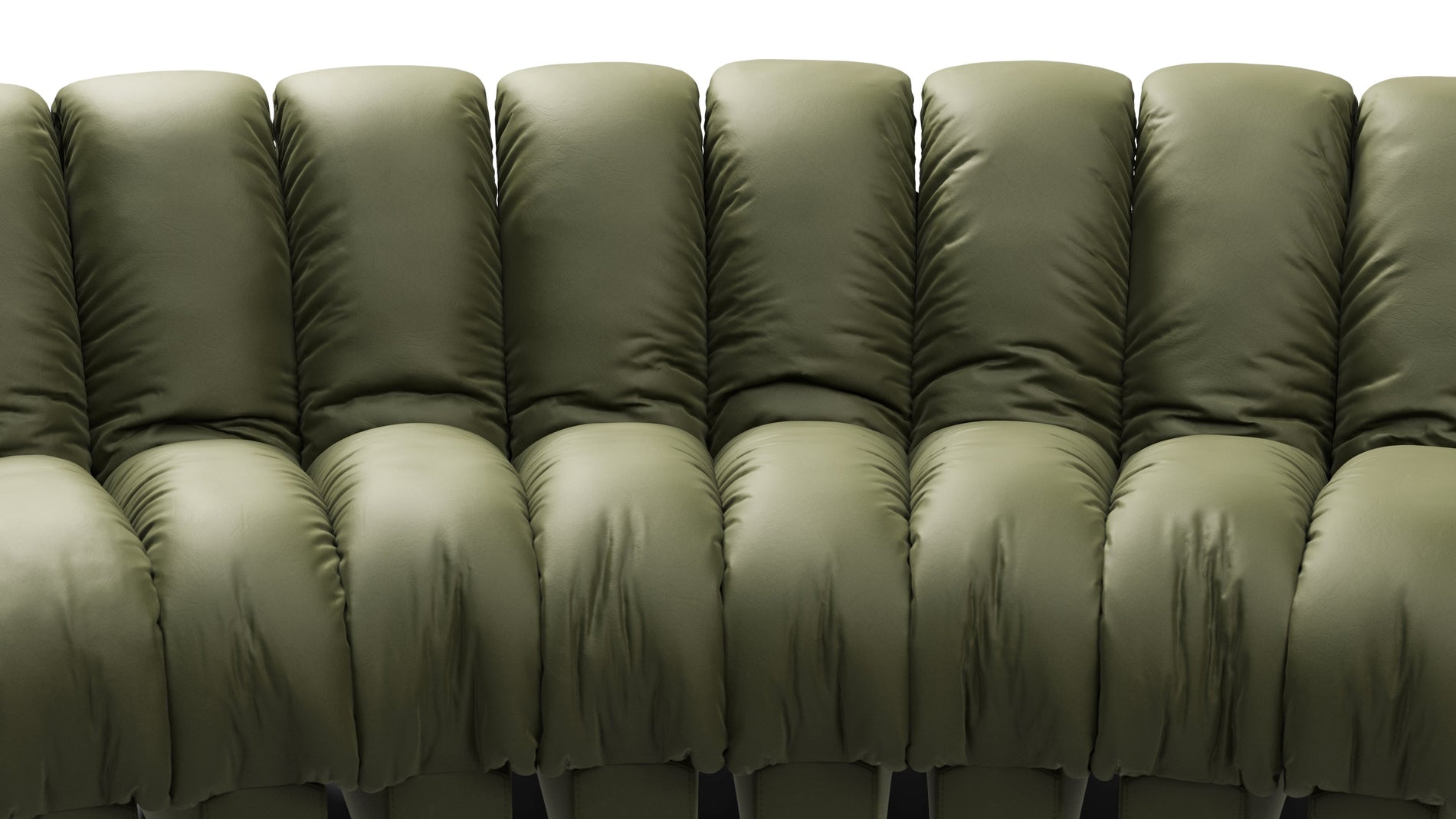 DS 600Tiefes olives veganes Leder