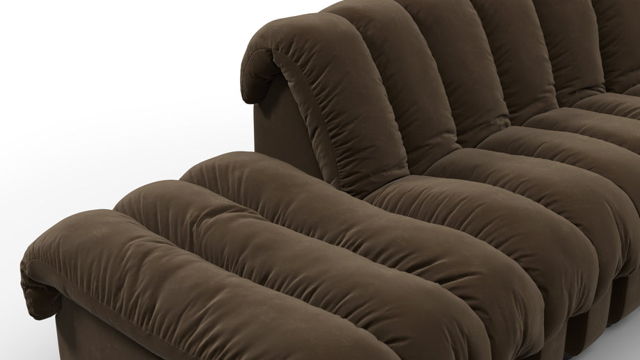 DS 600Distressed Brown Vegan Leather