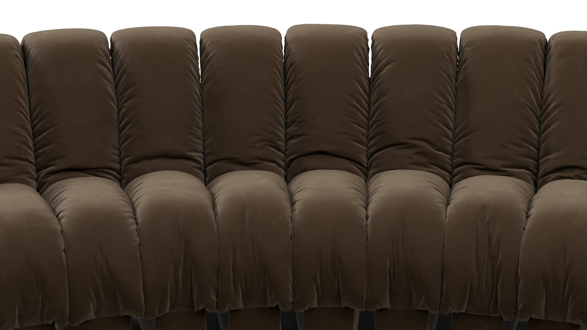 DS 600Delannes braunes veganes Leder