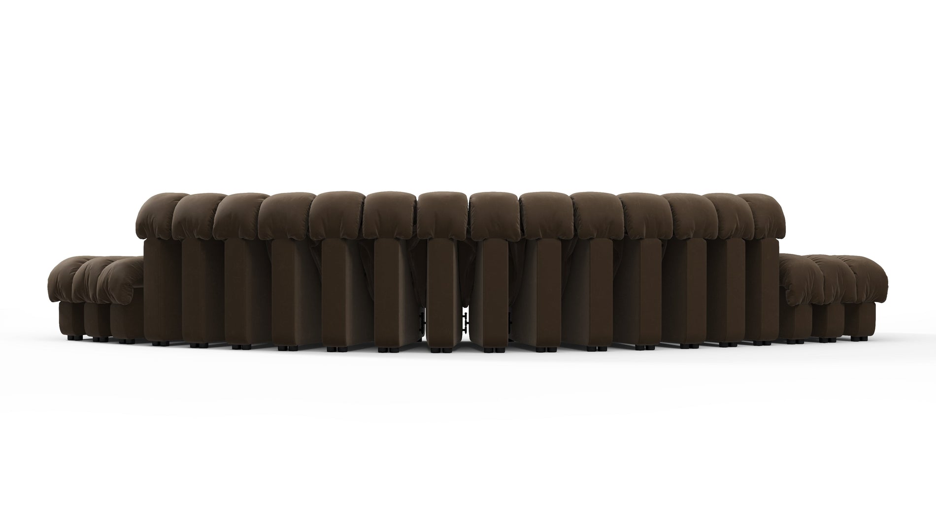 DS 600Delannes braunes veganes Leder