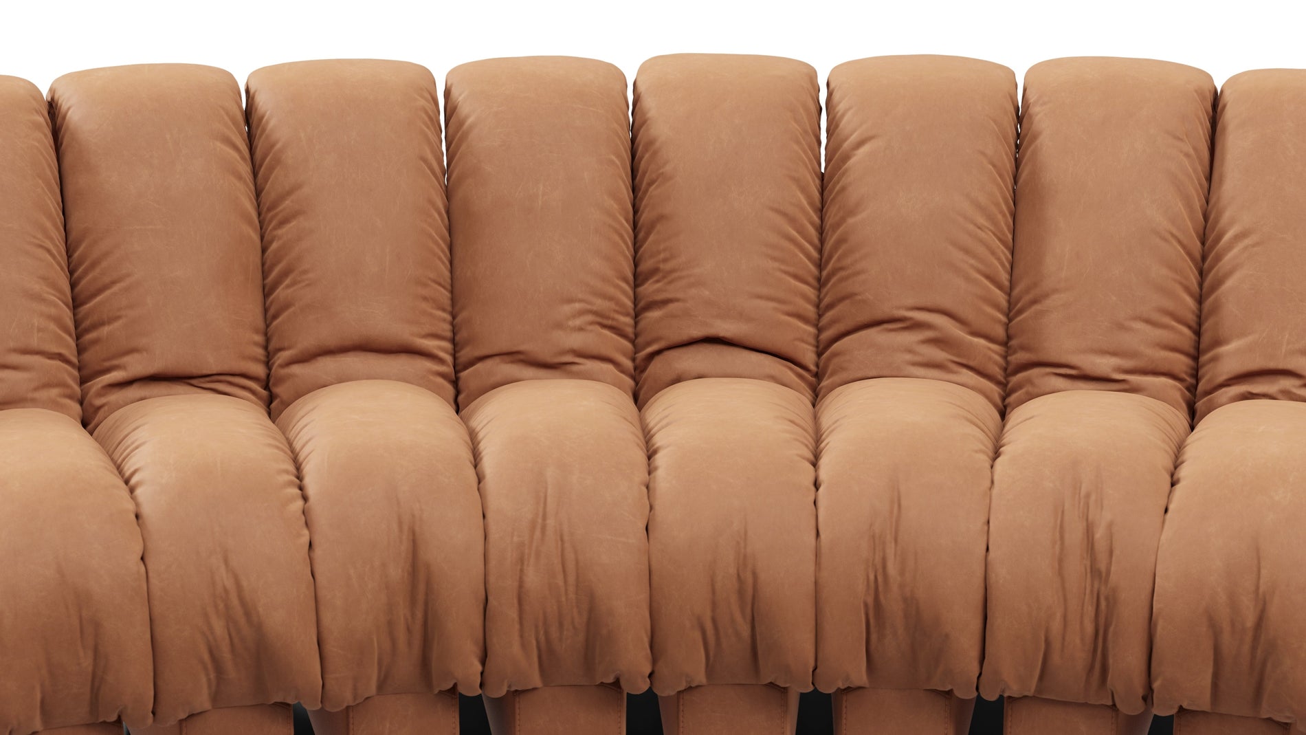 DS 600Braunes veganes Leder