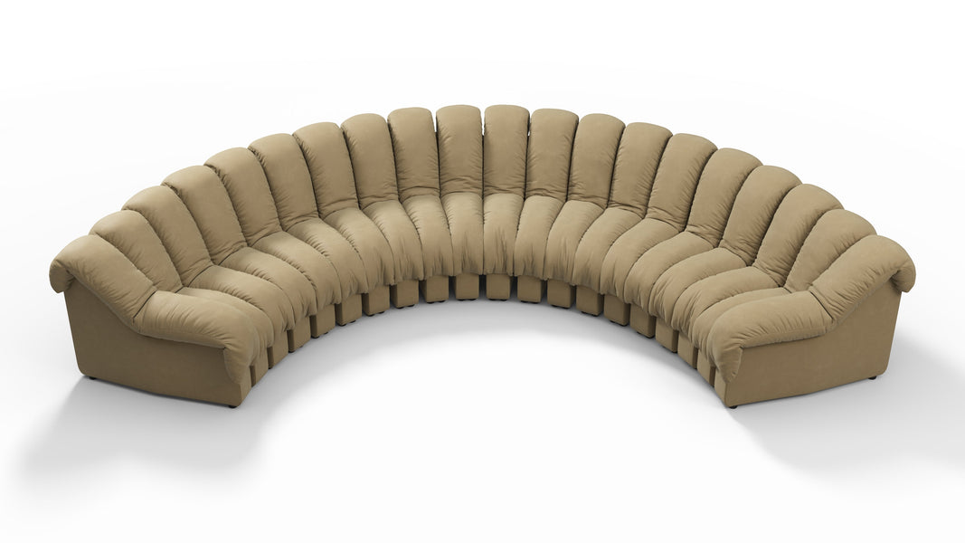 DS 600Beige Vegan Leather