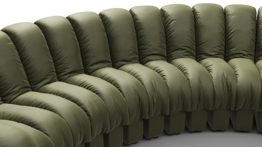 DS 600Deep Olive Vegan Leather