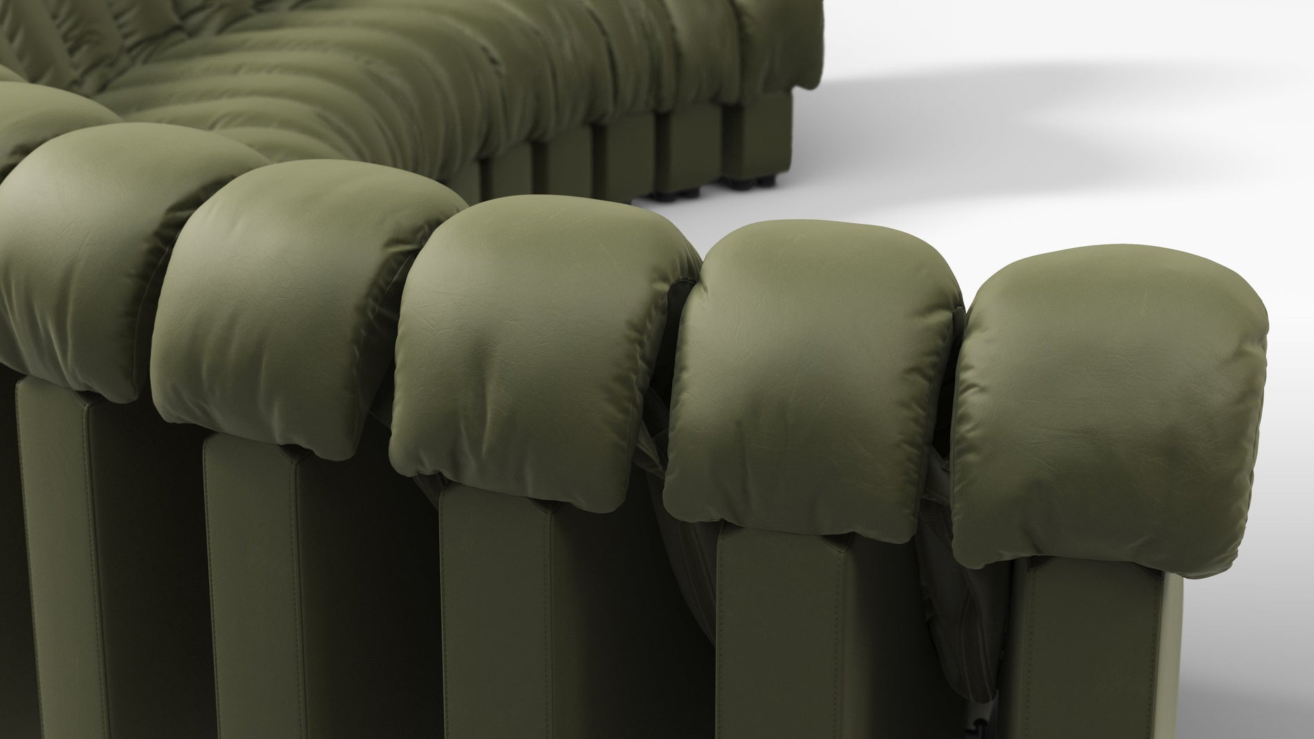 DS 600Deep Olive Vegan Leather