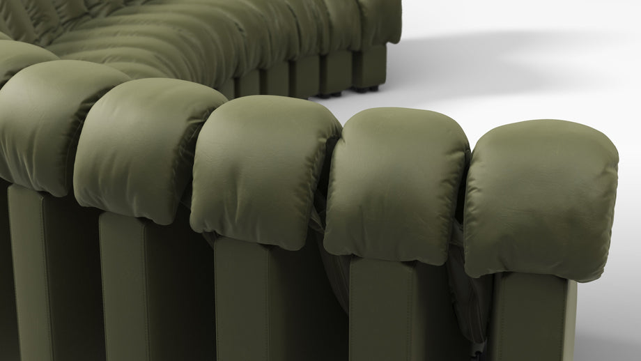 DS 600Deep Olive Vegan Leather