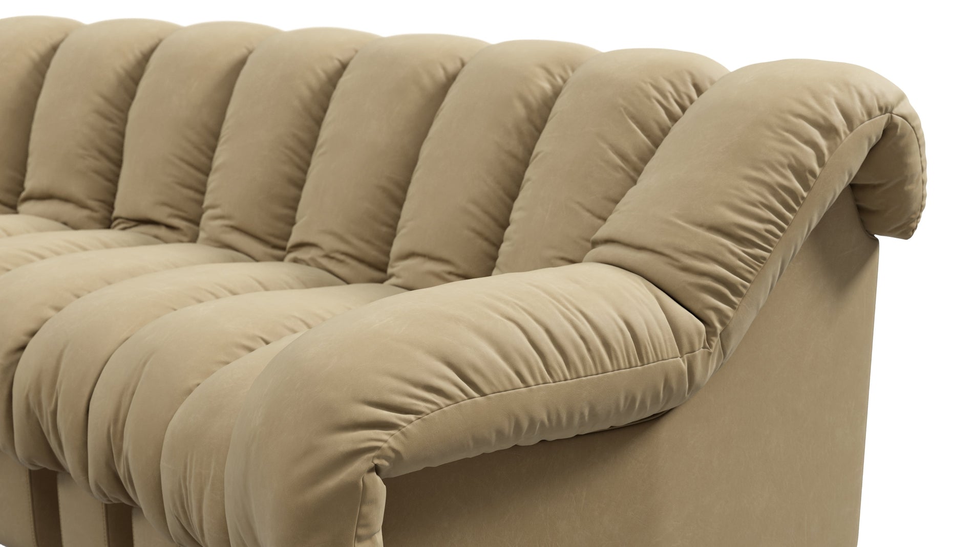 DS 600Beige veganes Leder
