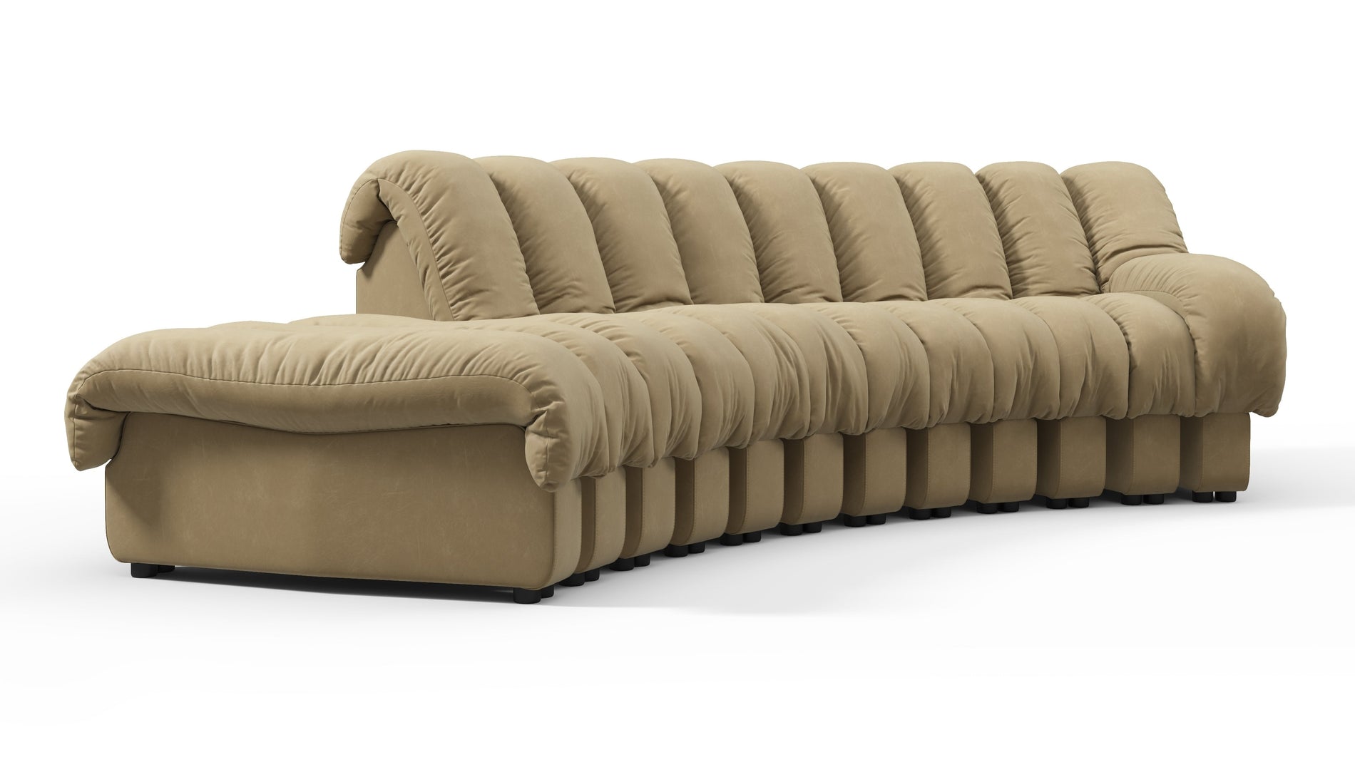 DS 600Beige veganes Leder