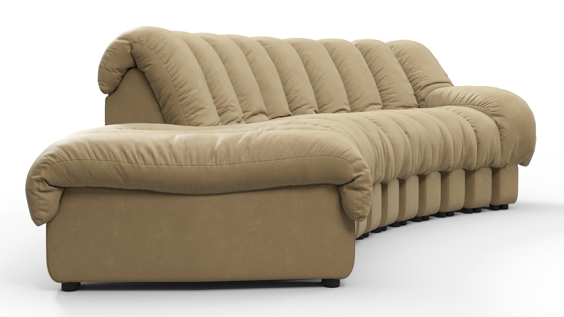 DS 600Beige veganes Leder