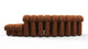 DS 600 - Burnt Orange Vegan Suede - Image 4