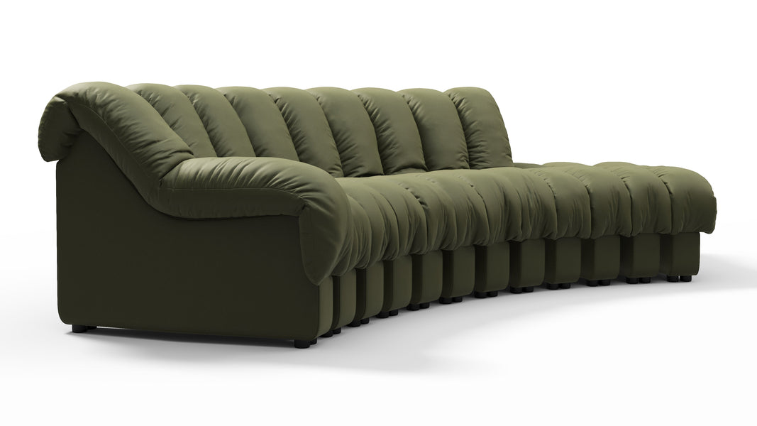 DS 600Deep Olive Vegan Leather