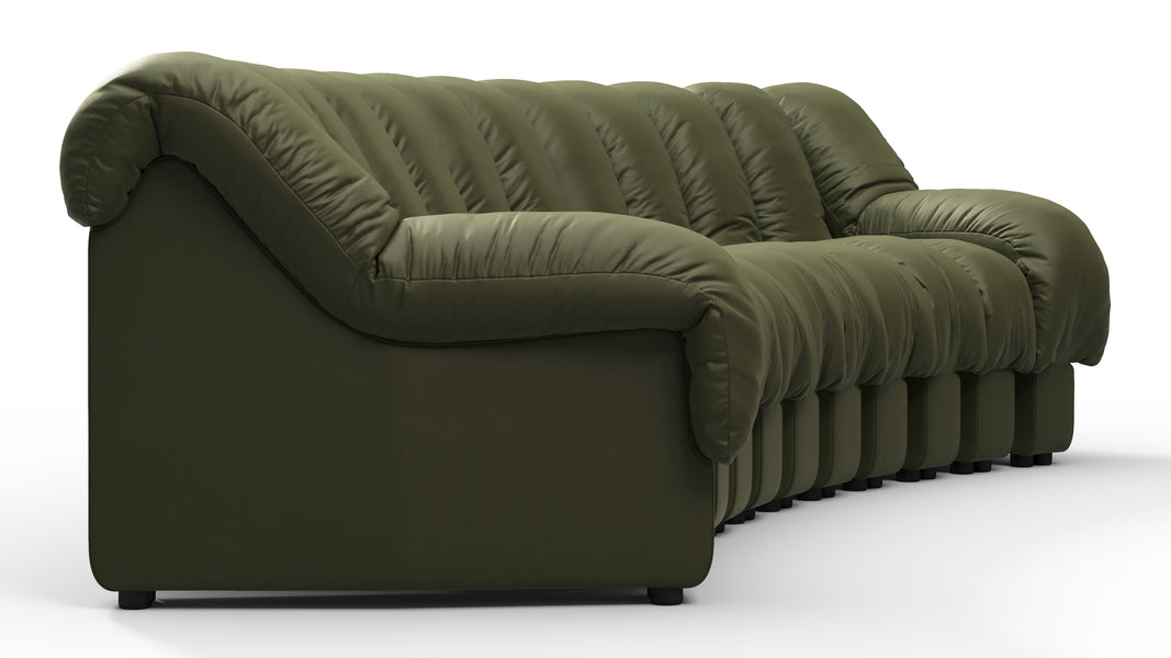 DS 600Deep Olive Vegan Leather