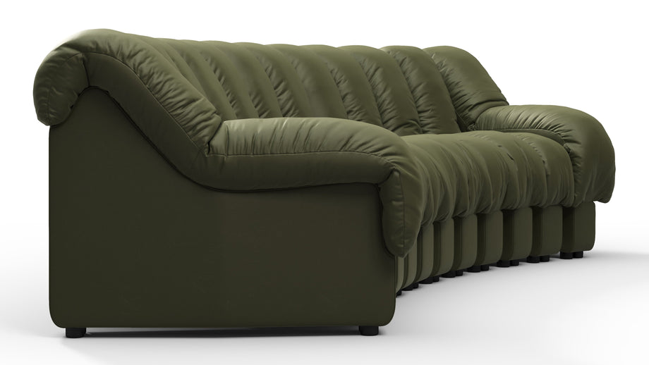DS 600Deep Olive Vegan Leather