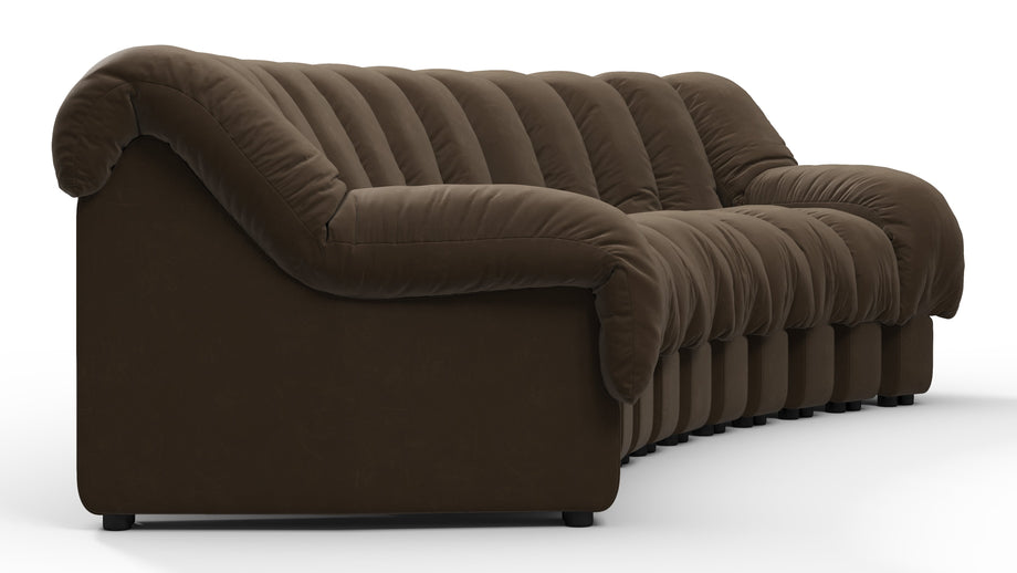 DS 600Distressed Brown Vegan Leather