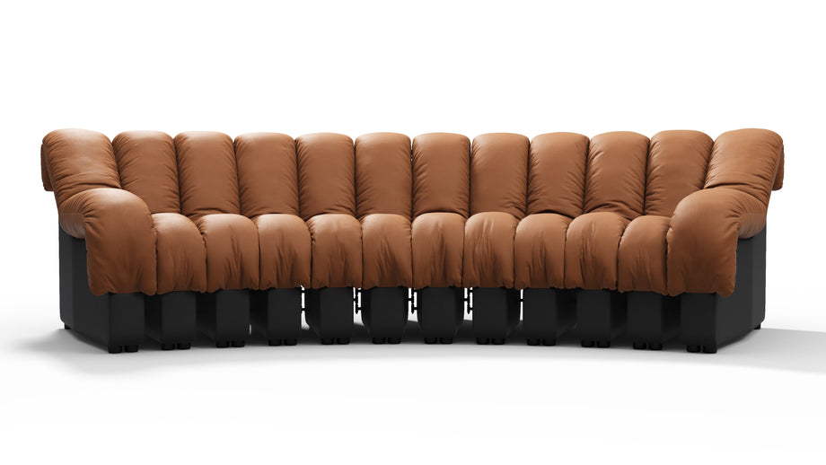 DS 600Vintage Tan and Black Vegan Leather