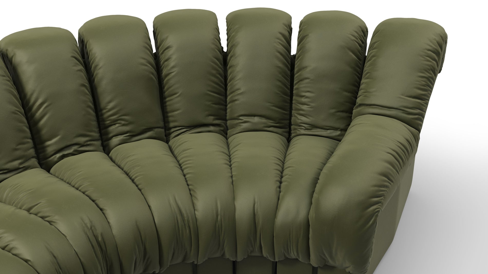DS 600Tiefes olives veganes Leder