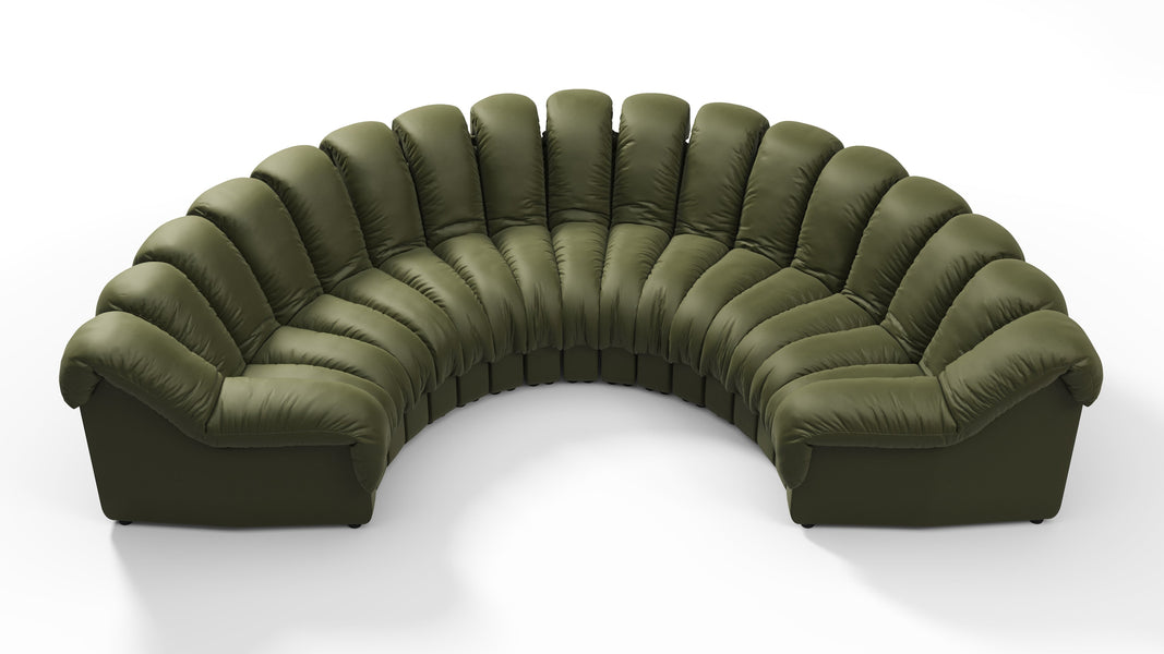 DS 600Deep Olive Vegan Leather