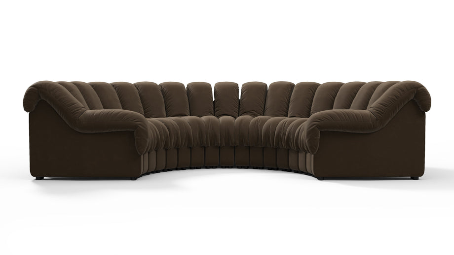 DS 600Distressed Brown Vegan Leather
