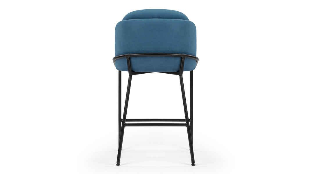AbenAegean Blue Velvet with Black Legs