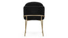 Aben - Black Velvet with Brass Legs - Image 4