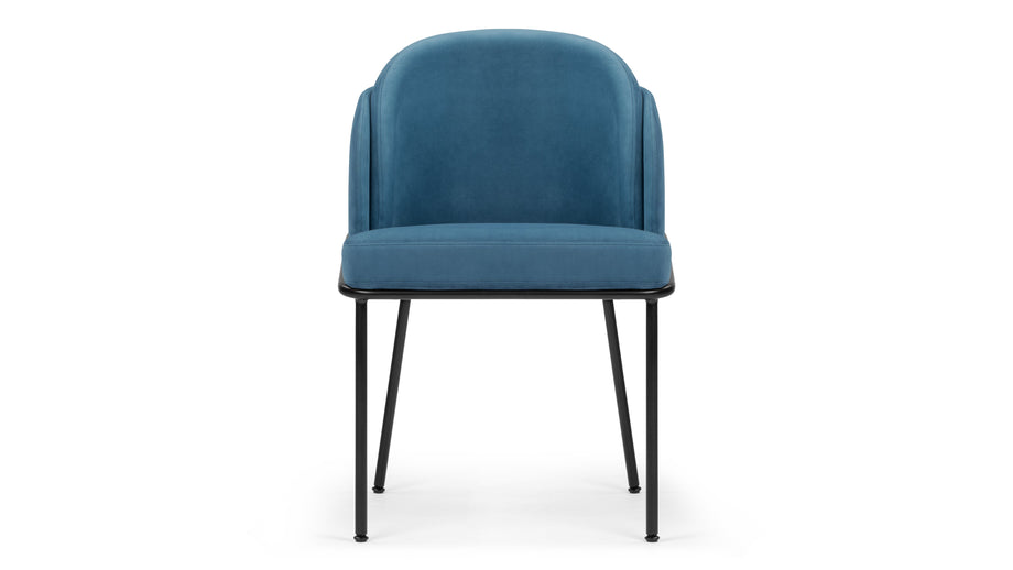 AbenAegean Blue Velvet with Black Legs