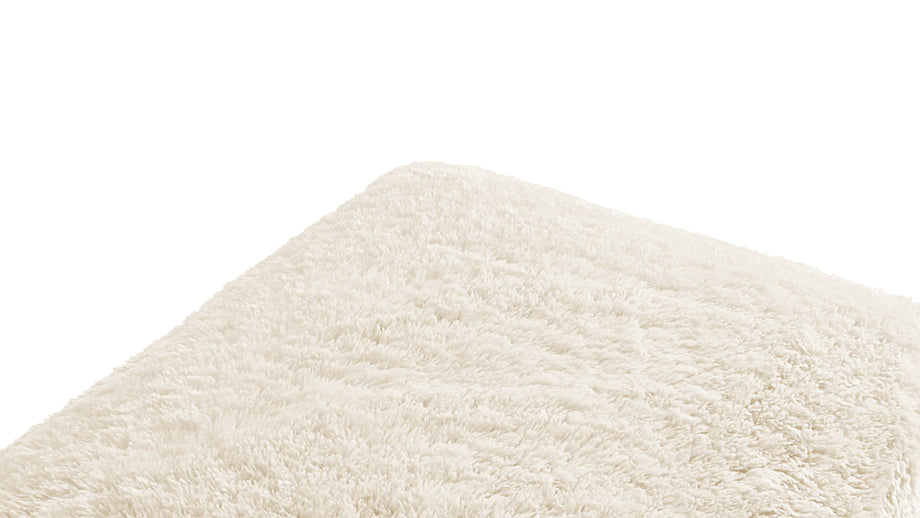 IonaIona - Iona Ottoman, White Long Hair Sherpa