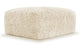 Iona - Iona - Iona Ottoman, White Long Hair Sherpa - Image 3