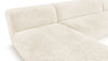 Iona - Iona - Iona Sectional, Double Chaise, White Long Hair Sherpa - Image 5