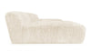 Iona - Iona - Iona Sectional, Double Chaise, White Long Hair Sherpa - Image 3
