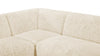 Iona - Iona - Iona Sectional, Left Corner, White Long Hair Sherpa - Image 5