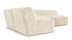 Iona - Iona - Iona Sectional, Left Corner, White Long Hair Sherpa - Image 2