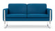 Jura - Jura - Jura Two Seater Sofa, Indigo Blue Wool - Image 1