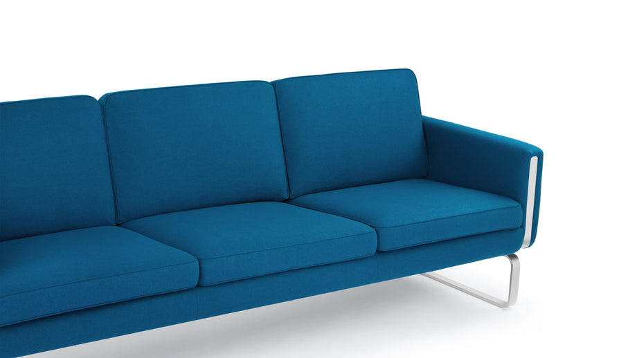 JuraJura - Jura Three Seater Sofa, Indigo Blue Wool
