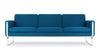Jura - Jura - Jura Three Seater Sofa, Indigo Blue Wool - Image 1