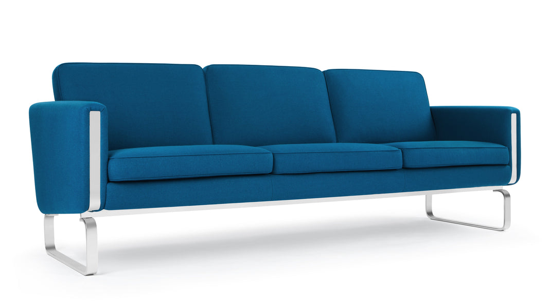 JuraJura - Jura Three Seater Sofa, Indigo Blue Wool