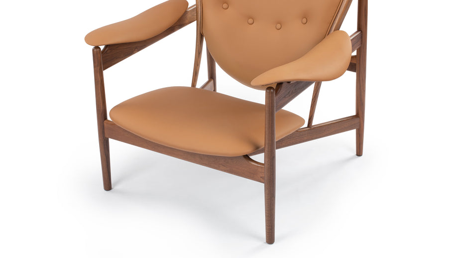 HäuptlingTawny Brown Vegan Leather and Natural Ash