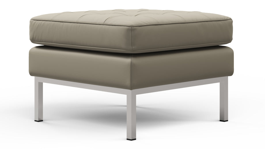 FlorenceBeige Gray Vegan Leather