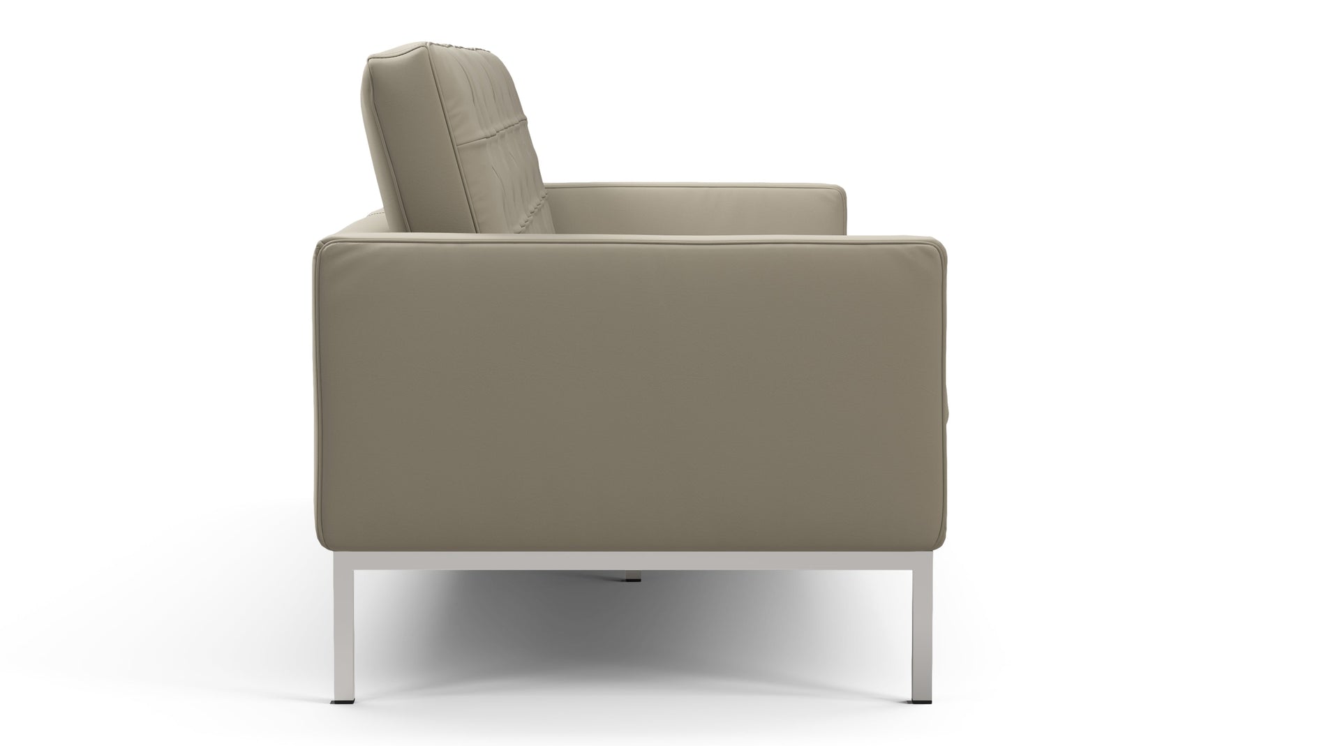 FlorenzBeige graues veganes Leder