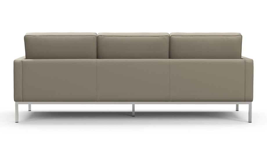 FlorenceBeige Gray Vegan Leather