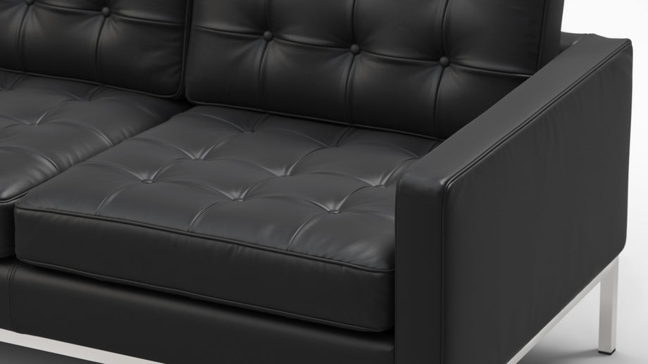 FlorenceVintage Black Vegan Leather