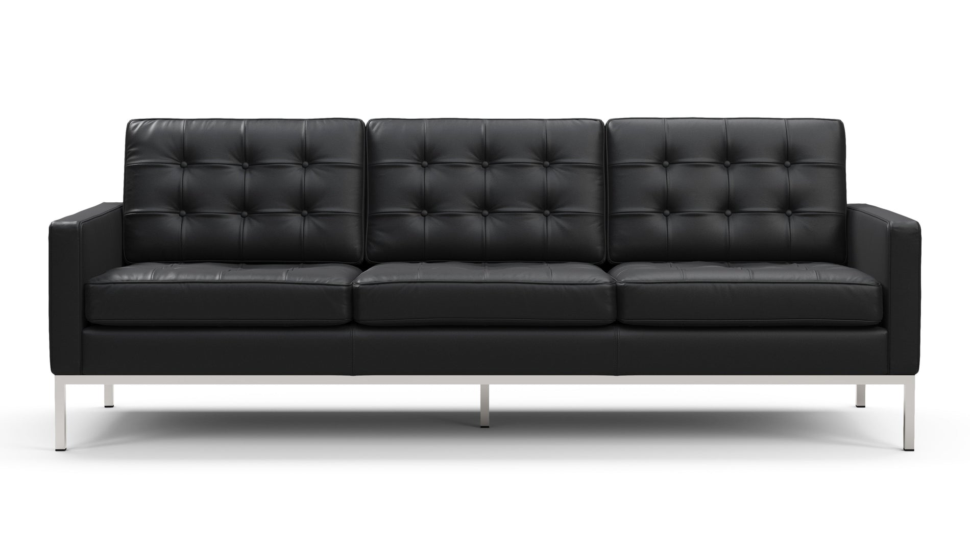 FlorenzVintage schwarzes veganes Leder