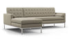 Florence - Beige Gray Vegan Leather - Image 2