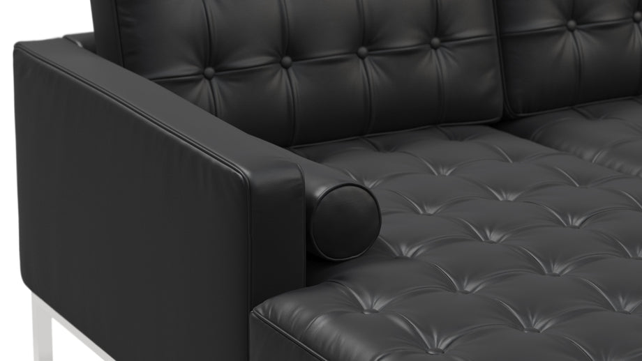 FlorenceVintage Black Vegan Leather